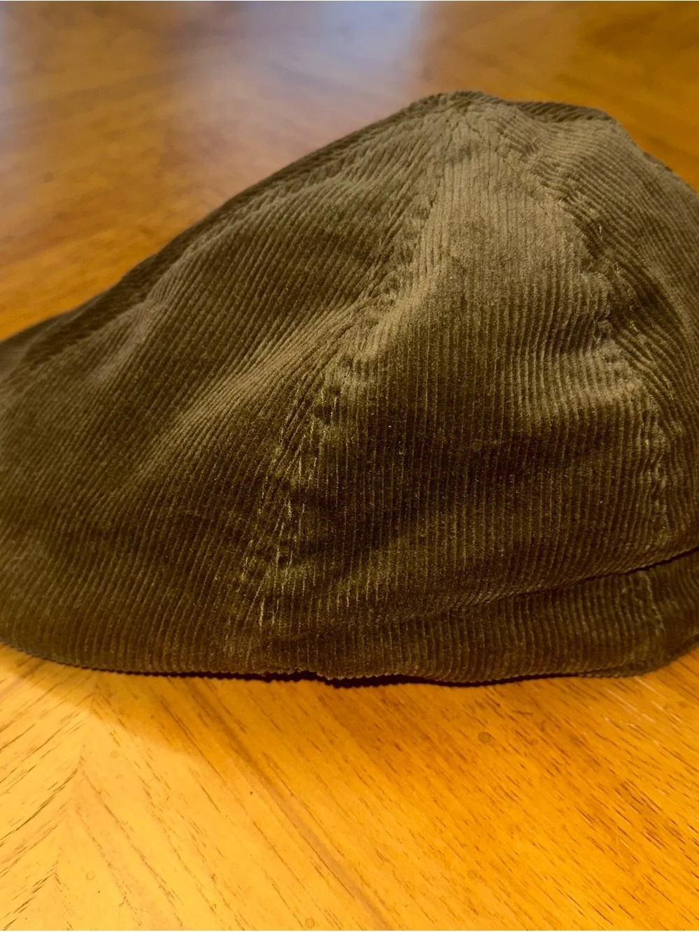 Stetson Corduroy Hat Size Medium Driving Newsboy Cabbie Brown Flat Cap